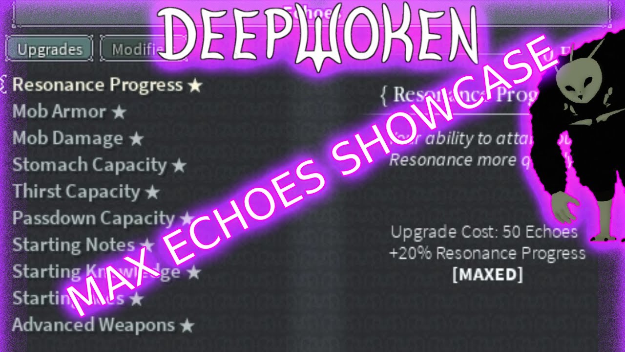 Showcasing new starter weapons from ECHOES in DEEPWOKEN! 