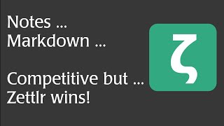 Open Source Notes and Markdown apps  Zettlr wins!