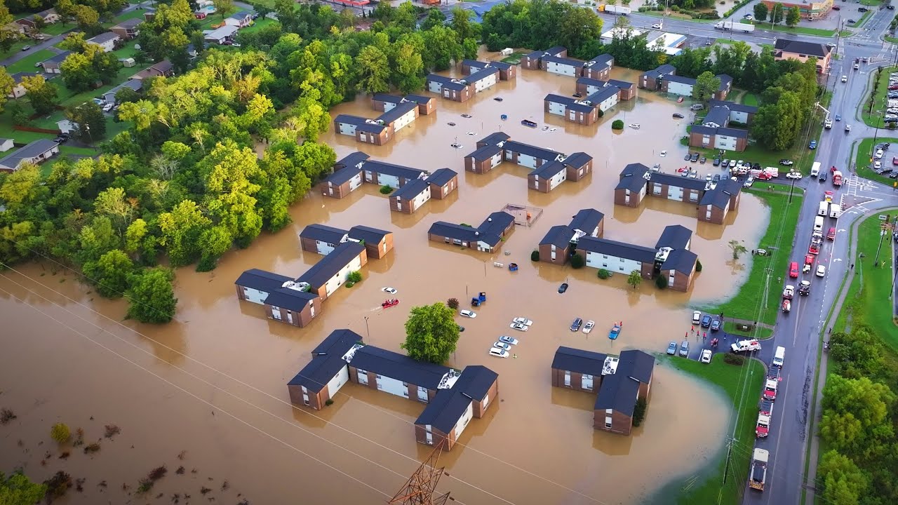 Battlewood Apartments in Fort Oglethorpe GA Major Flooding (8/12/25 ...