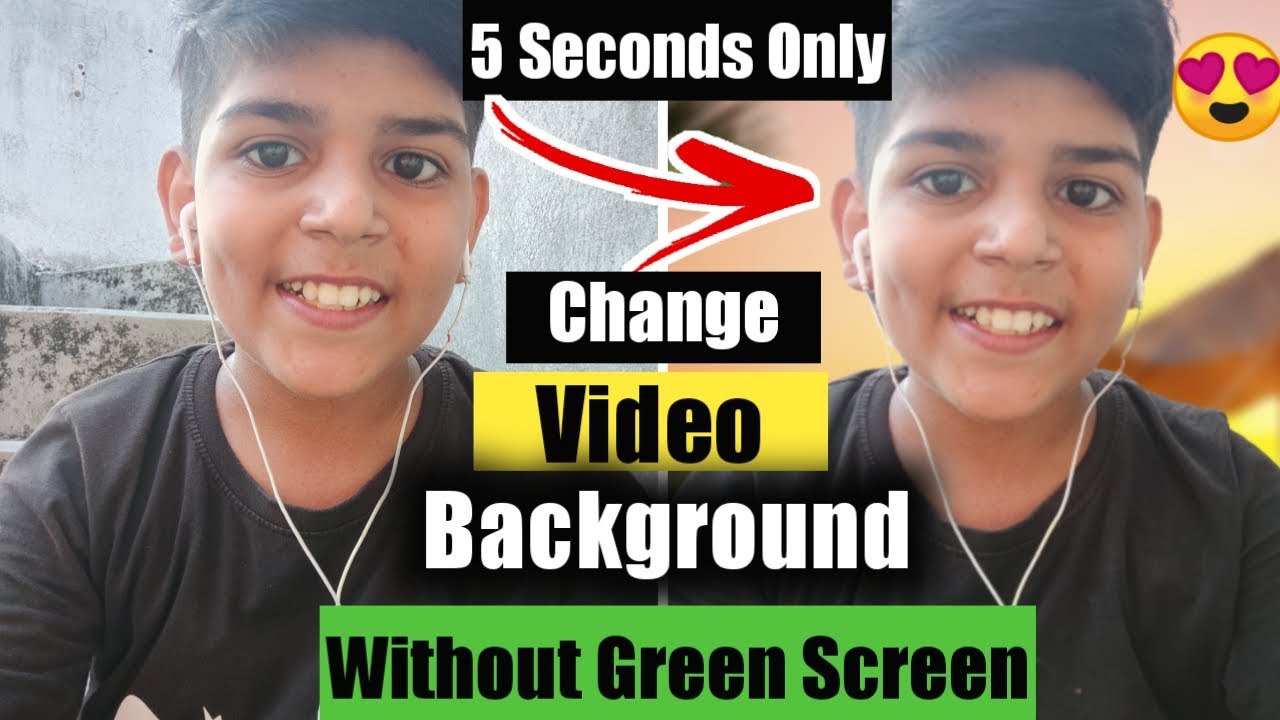 Change Video Background - No Green Screen 😍🔥 | How To Change Video