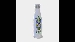 Garrafa Térmica Escudo Seleção Slim 500ml