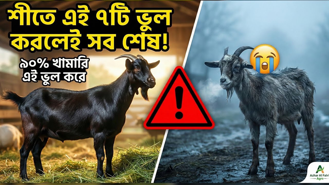 শীতে ছাগল মরবে না যদি এই ৭টি নিয়ম মানেন! 😱 | Winter Goat Farming Hacks 2026