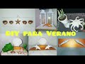 Manualidades 🐬☀️🌊 fáciles para decorar en verano - DIY ✨ Home decor ideas "conchas" "náutico" summer