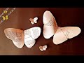 DIY Paper Butterfly, step by step process for beginners,  How to Make Beautiful Paper Butterflies