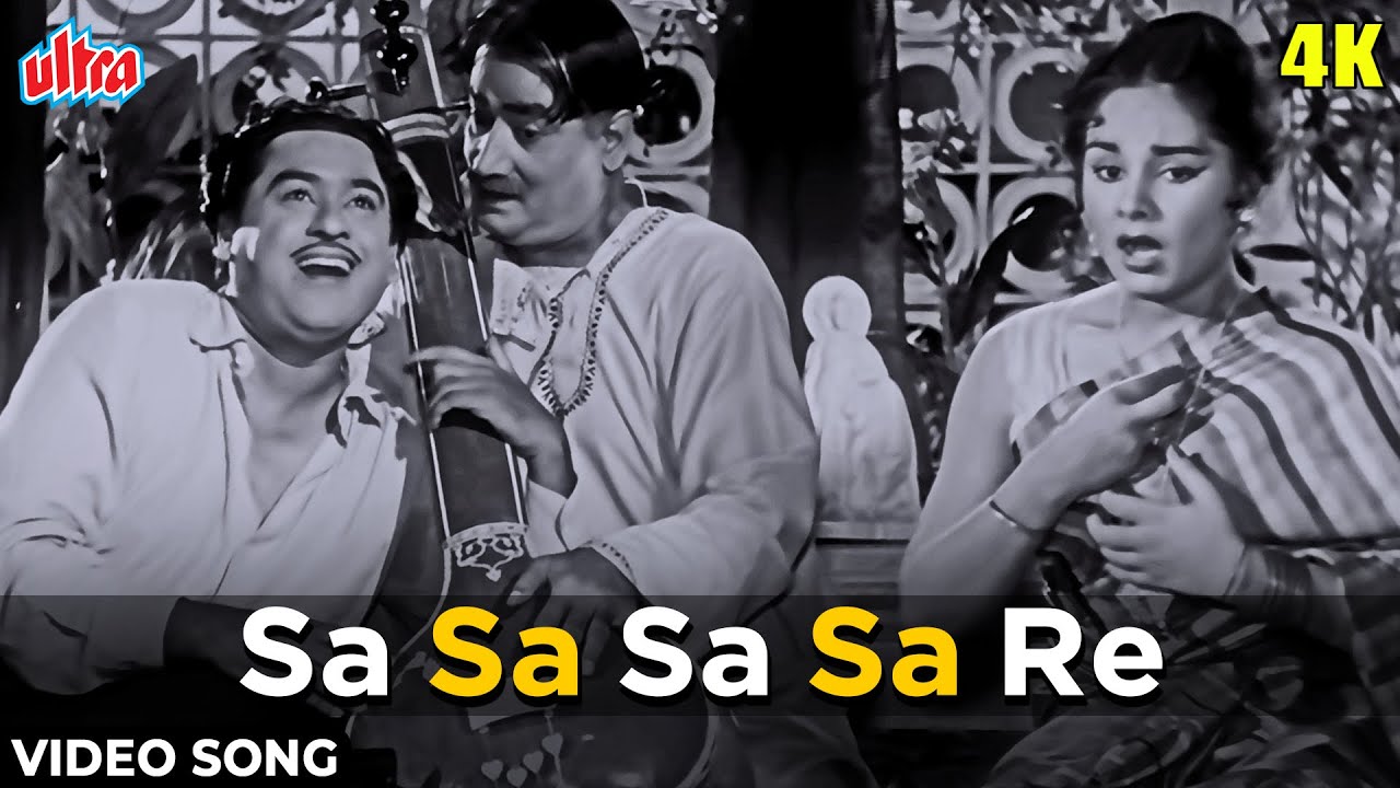 Sa Sa Sa Sa Re 4K 60s Romantic Song   Naughty Boy 1962   Kishore Kumar Asha Bhosle  SD Burman