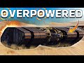 I created an overpowered tank in crossout using goliath tracks