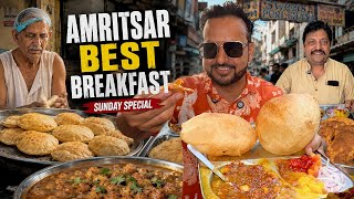 Amritsar Best Breakfast | Amritsar Street Food Tour | Old Amritsar Street Food  | Amritsar | Punjab