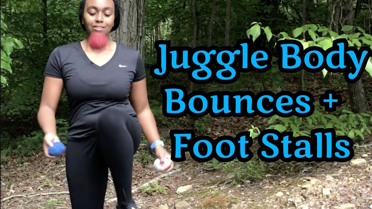 SOCCER-STYLE Juggling Tricks with 3 Balls | Body Bounce + Foot Stall ...