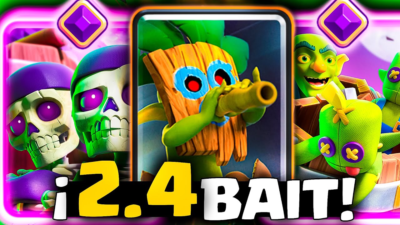 EL MAZO LOG BAIT *MÁS RÁPIDO* DE CLASH ROYALE! (2.4 ELIXIR)