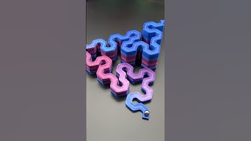 3D Printed Satisfying Marble Track Sierpinksi Curve