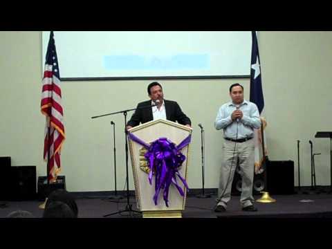 Pastor Jose Guadalupe Reyes Speaking at Grand Opening of Excellence in Leadership Academy