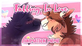 【Falling In Love - Crowfeather and Leafpool | Animation MEME】