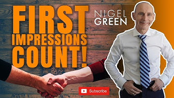 First Impressions Count! How to make a great first impression. Nigel Green deVere CEO
