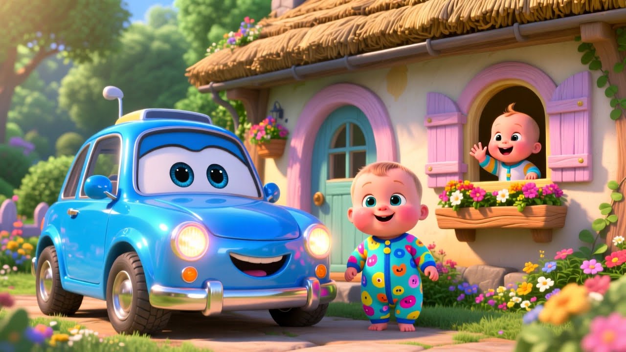 Wroom Wroom, Little Car 🚗 | Fun Car Song for Kids | Sing Along & Move