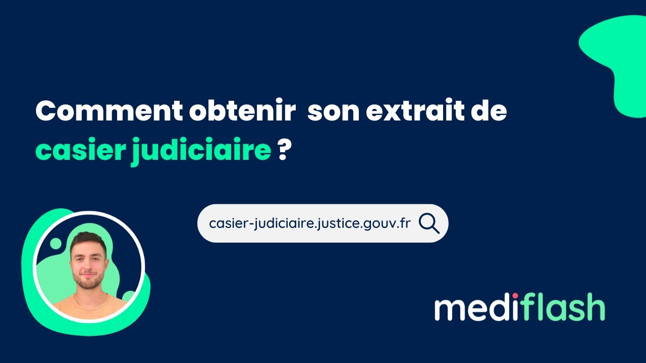 Comment obtenir son extrait de CASIER JUDICIAIRE ? - YouTube