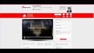 RealtyWeber Step 3 Customise & Share listing video tutorial