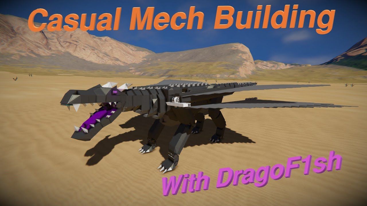 Casual Space Engineers Mech Building Stream Ep 1 - YouTube