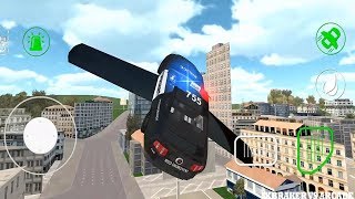 Flying Police Car Simulator | Police Car Flying - Android GamePlay HD screenshot 5