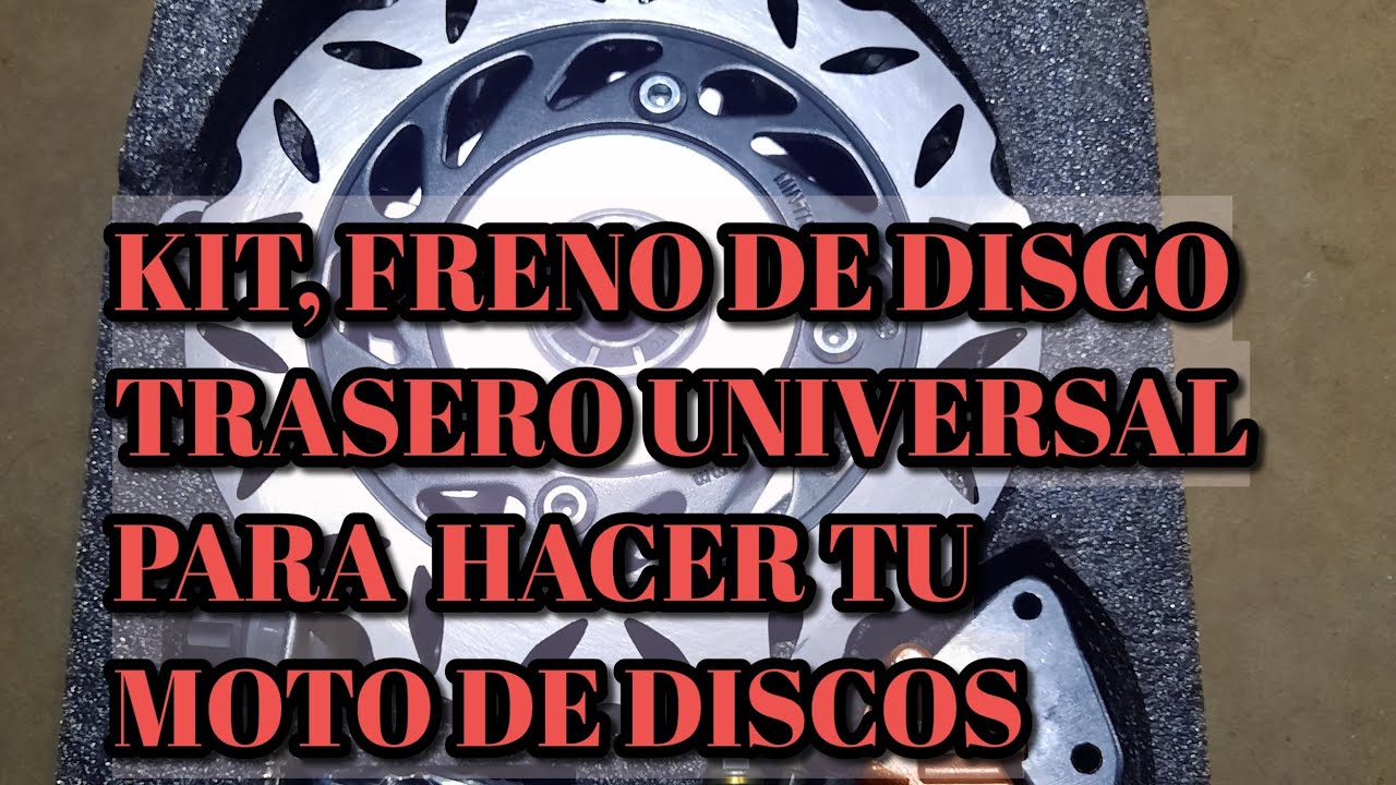 KIT FRENO DE DISCOS TRASERO PARA (ADACTAR) - YouTube