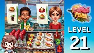 Cooking Fever Level 21 - Fast Food Court (No Boosters) ⭐⭐⭐ screenshot 4