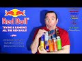 Trying All the Red Bulls! Tasting and Ranking every single Red Bull currently available!!!