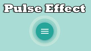 Creating A Pulse Effect - Draw Attention To Your Buttons Using Materialize CSS screenshot 4
