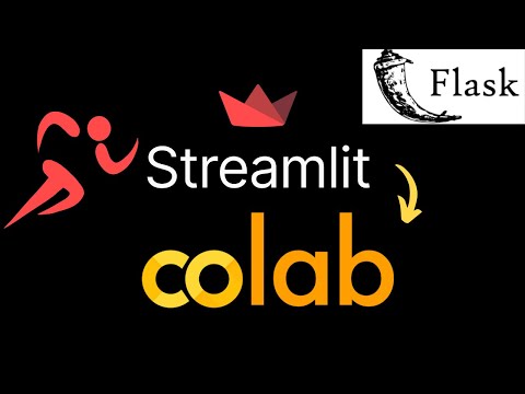 How to Run Streamlit on Colab with Pyngrok (Free Working 2022) | Run Flask on Colab