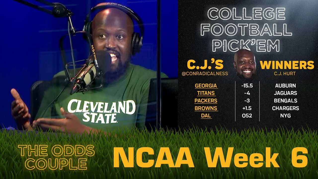 The Odds Couple: It's UGA and BAMA, Then Everyone Else! (CFB Week 6) + Lance Taylor & Pick'em Panel