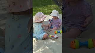 How 16 months age gap looks like? #siblings #2under2 #ytbshorts #parenting #babygirl