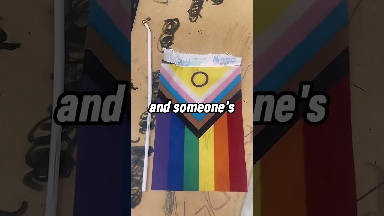 Angry Student RIPS Teacher S Pride Flag