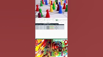 Planilha Que Muda De Cor Automaticamente  no Excel #shorts