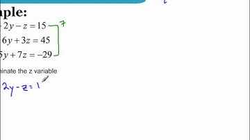 Lesson 3.5 - Solving a Three Variable System with No Solution