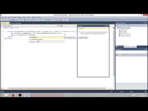 how to make a hostname resolver VB