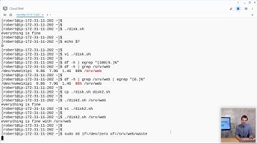 Monitor used disk space with a shell script (part 2/2)