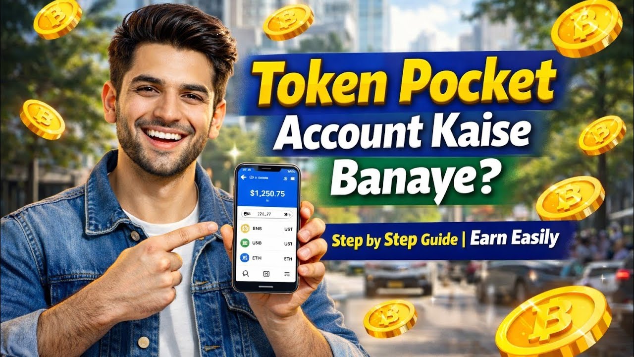 Token Pocket Account Kaise Banayein? | TokenPocket Wallet 2026 | Complete Urdu Guide