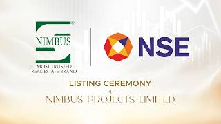 Nimbus Group | NSE Listing Ceremony | 33 Years of Legacy in Indian Real Estate