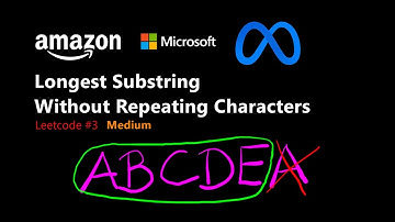 Leetcode 3 - Longest Substring Without Repeating Characters - Coding Interview