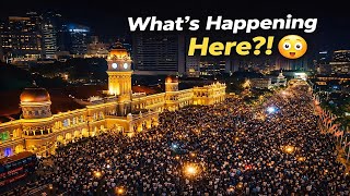 What Just Happened at Dataran Merdeka?  KL Viral Scene Explained! 😱