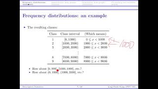 [Statistics] Lecture 2: Descriptive Statistics (1) #1 Frequency distribution