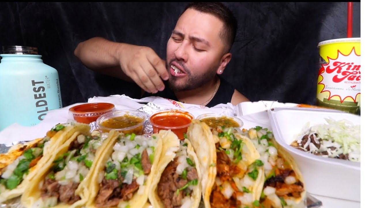 KING TACO TACOS + SOPES MUKBANG EATING SHOW YouTube