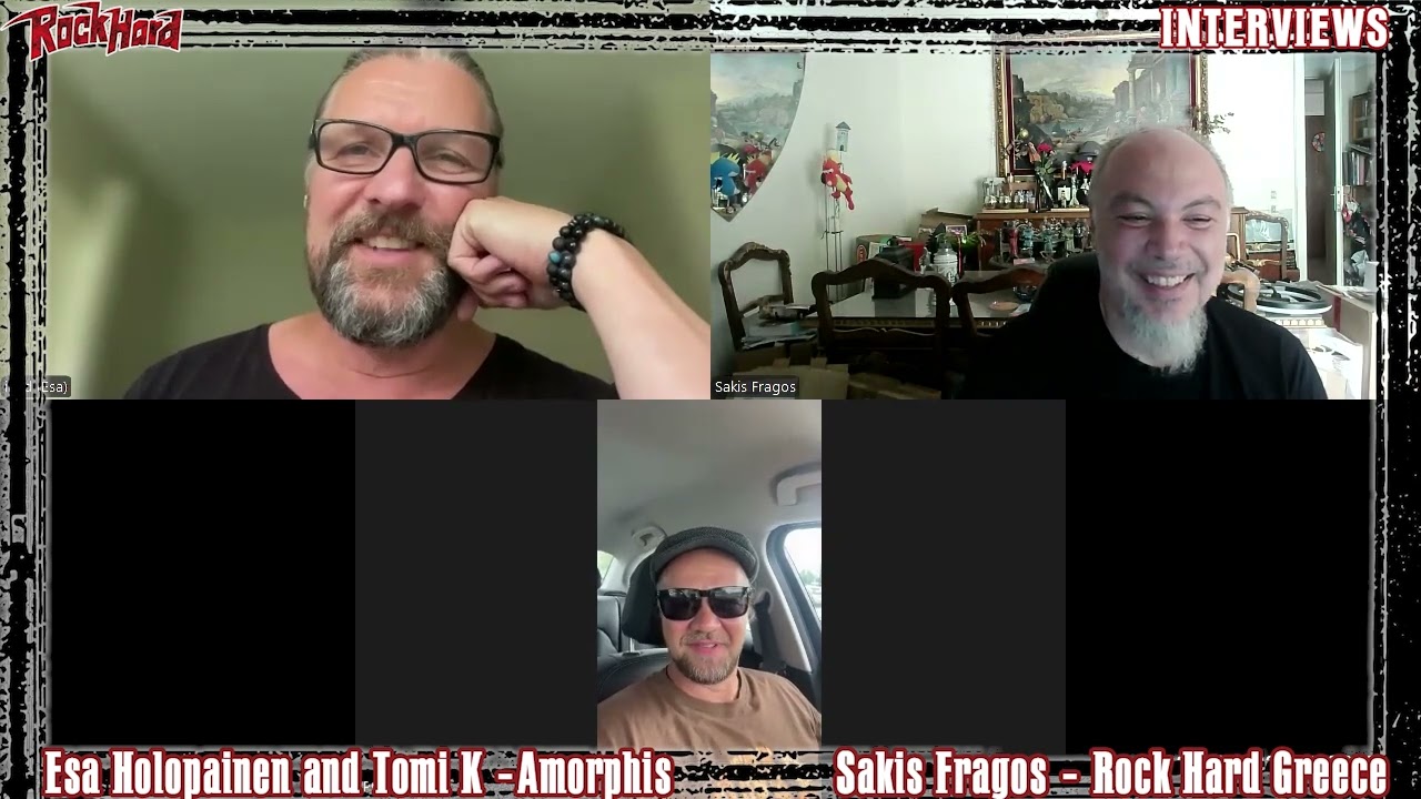 Rock Hard Greece interview with Amorphis (Esa Holopainen & Tomi K.)