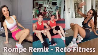 OYE Gelda Escuchate ESTO (Rompe Remix) - Reto Fitness (Recopilación Tik Tok).