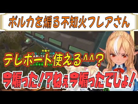 【不知火フレア/アキロゼ/尾丸ポルカ】ポルカを煽る不知火フレアさん【ホロライブ/ホロライブ切り抜き】