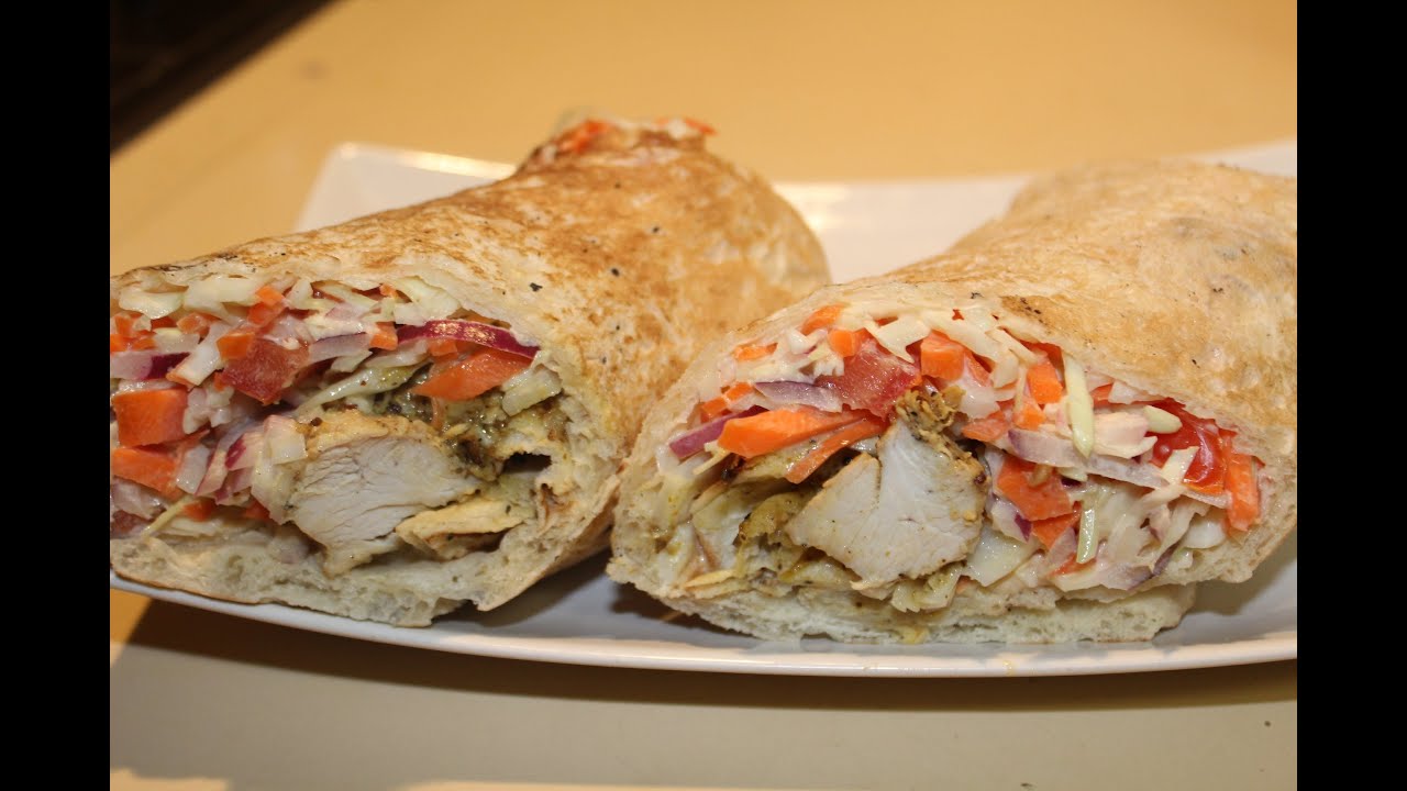 Chicken & Vegetable Wraps(Easy meals) YouTube