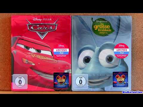 Cars \u0026 A Bugs Life Disney Pixar Steelbook DVDs Review