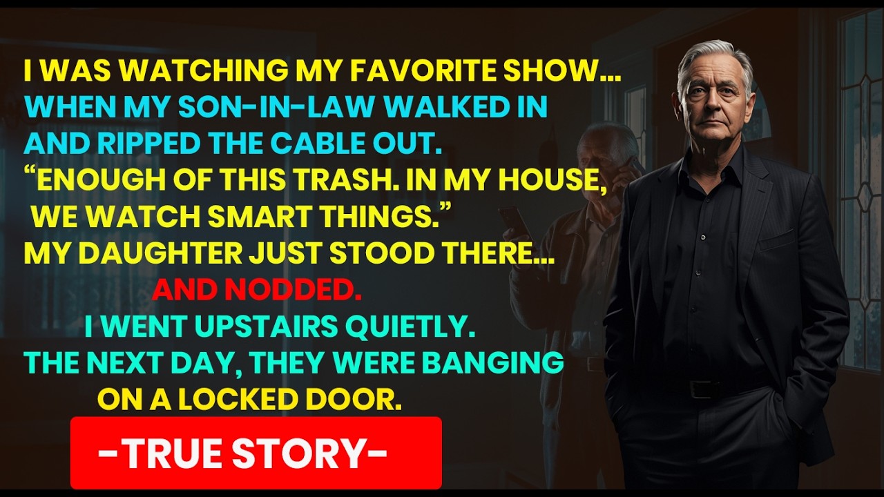 I Was Watching My TV Show When My Son-In-Law Shut Off The TV. “Enough Of This Trash.” The Next Day…