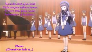 Seed of Gentle Kindness (English cover of Yasashisa no Tane)
Happy Mothers Day!!
Cant believe it took me so long to do a Cardcaptor Sakura song. I chose this song because I thought it sounded nice. The karaoke track did come with the chorus in the background, so there was nothing I could do about that. Also, I was trying to sound a bit more like Tomoyo because my normal voice sounds bad to me singing gently. Anyways, enjoy.
Heres a link to the Dailymotion version for those of you in the countries this got blocked in: http://www.dailymotion.com/video/x6jgb2x
Note: Feel free to use my lyrics so long as Im given credit. No need to ask permission.
DISCLAIMER: I OWN ONLY MY ENGLISH LYRICS, VOICE, AND TERRIBLE MIXING SKILLS. ALL OTHER RIGHTS GO TO THEIR RESPECTIVE OWNERS. PLEASE, SUPPORT THE OFFICIAL RELEASE. Seed of Gentle Kindness (English cover of Yasashisa no Tane)