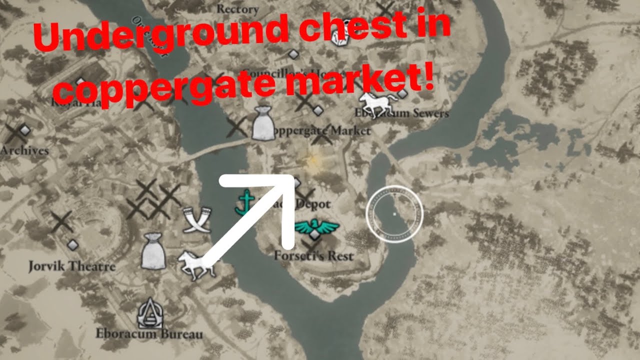 Ac Valhalla | Jorvik underground chest location