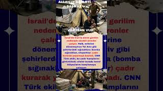 İsrailde Şok Görüntüler Halk Sığınaklara Çadır Kurdu