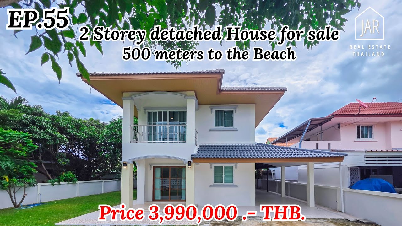 EP.55 : 2 Storey detached House for sale, 500 meters to the Beach Price ...